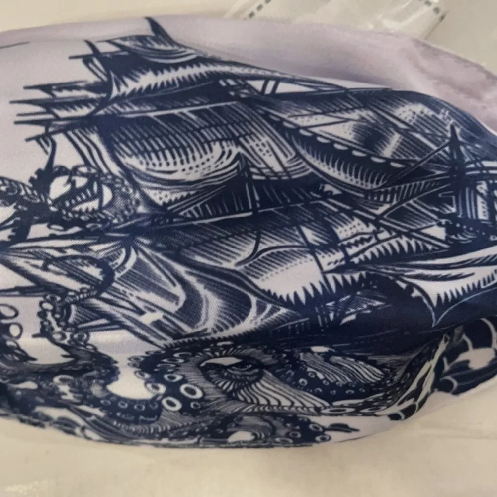 New ship and octopus face mask